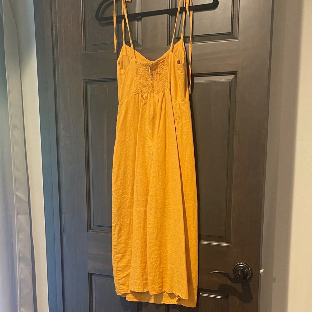 Yellow Midi Dress - Picture 6 of 7